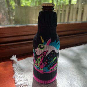 Pair of Freaker Vomiting Unicorn drink sweater/koozies